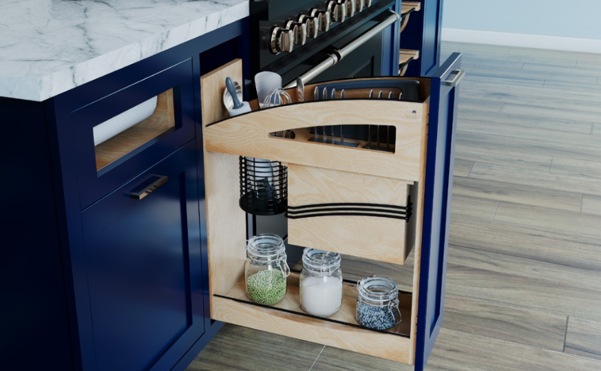 kitchen_base_cabinet_pull_out_organizer_for_knives_and_containers - Wurth Louis and Company