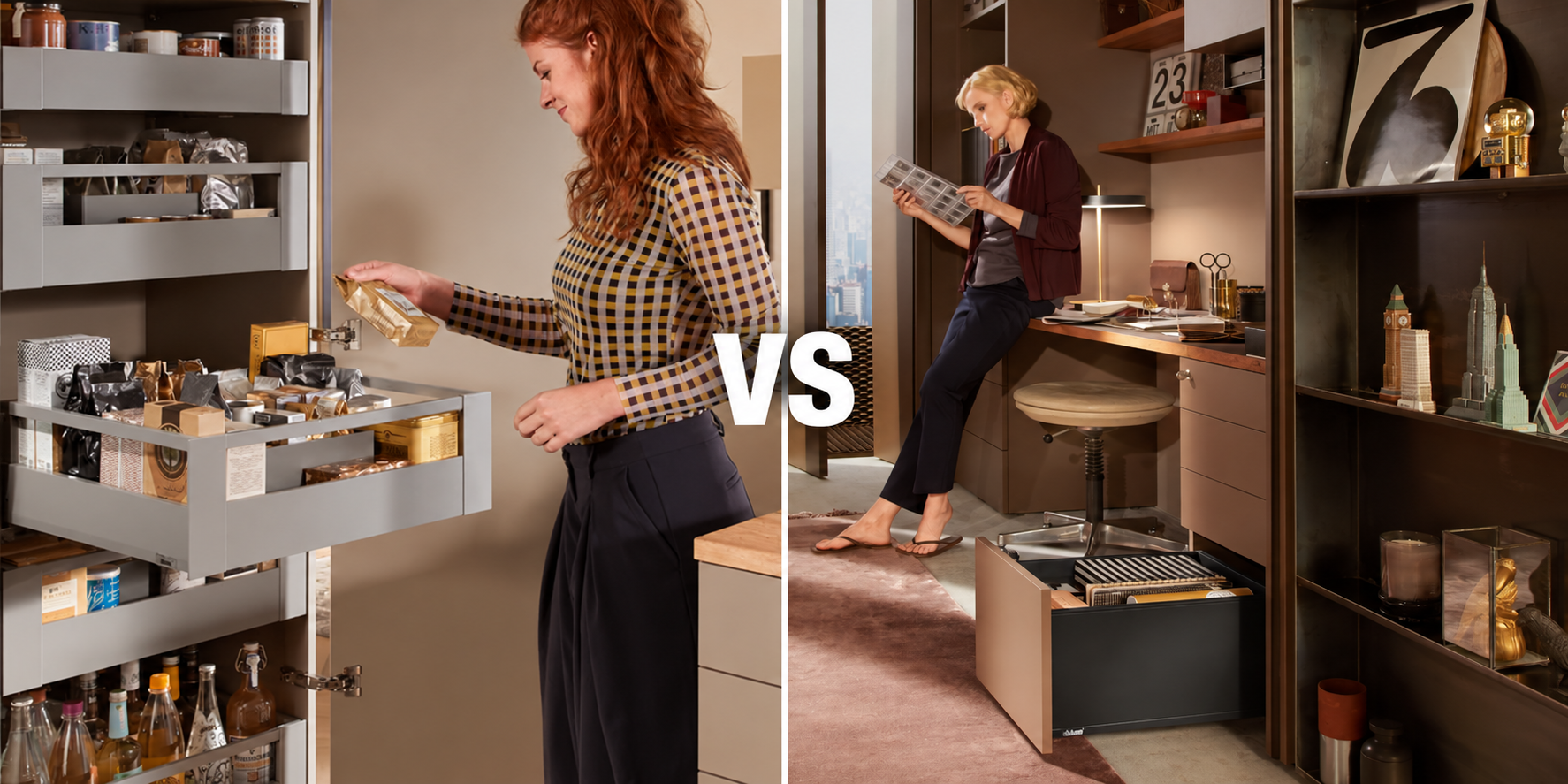 Blum LEGRABOX vs MERIVOBOX