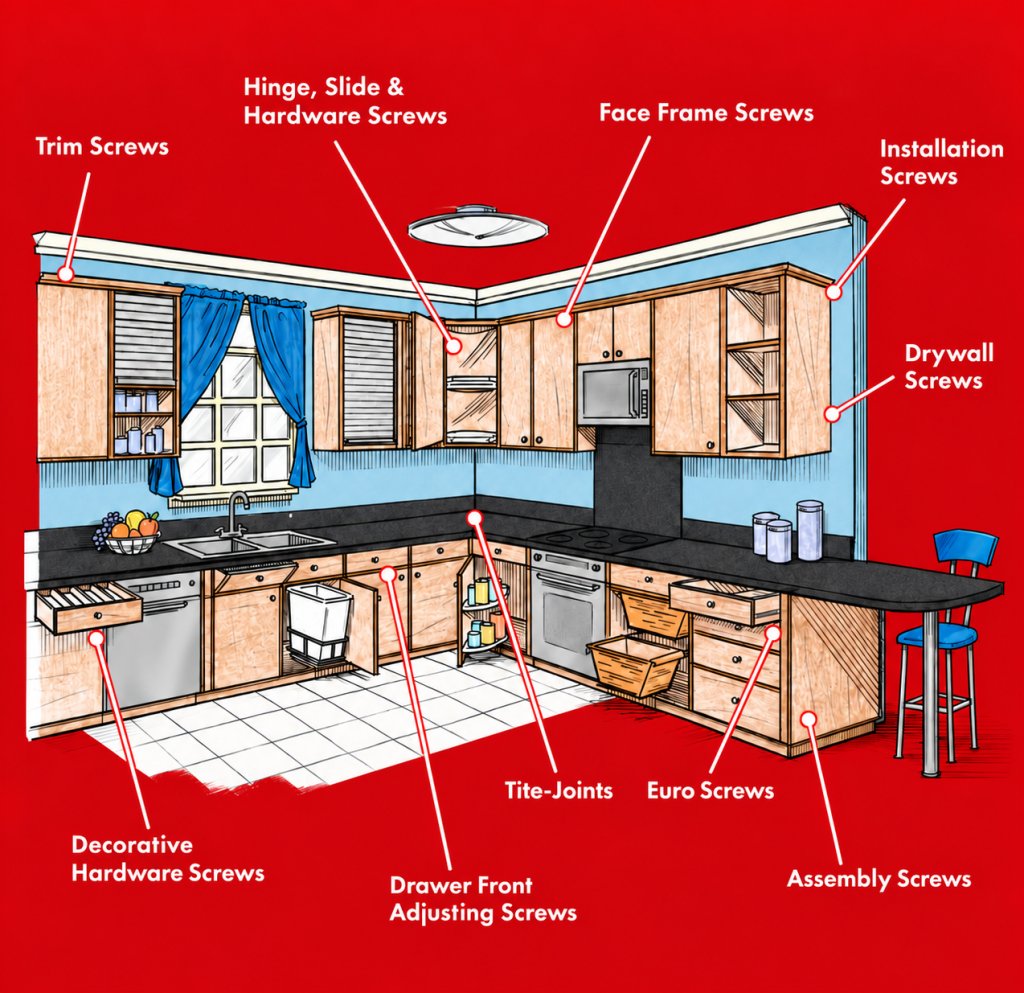 Types of Screws - Wurth Louis and Company Types of Screws