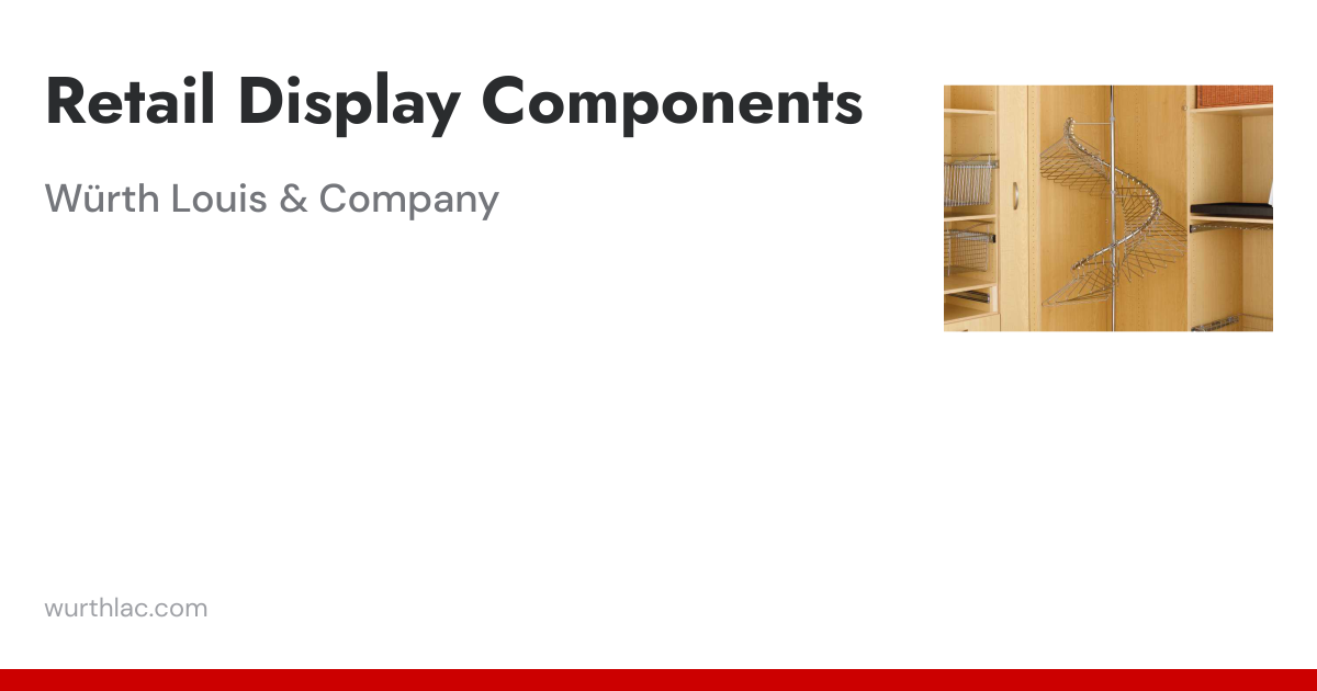 Retail Display Components | Spiral Clothes Racks for Contractors ...