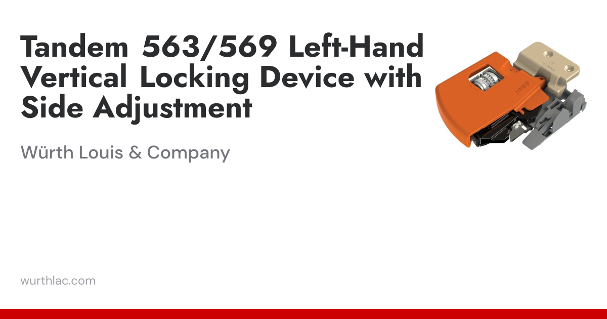 Tandem 563/569 Left-Hand Vertical Locking Device with Side Adjustment ...