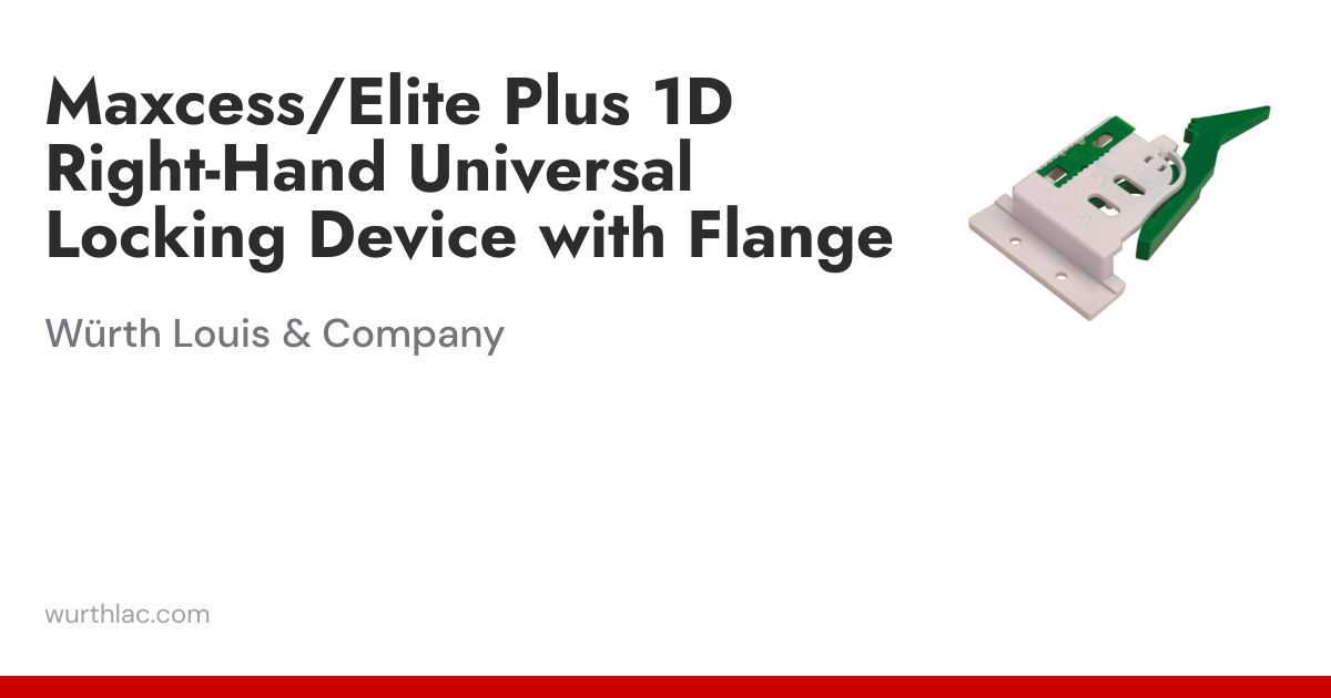 Maxcess/Elite Plus 1D Right-Hand Universal Locking Device with Flange ...