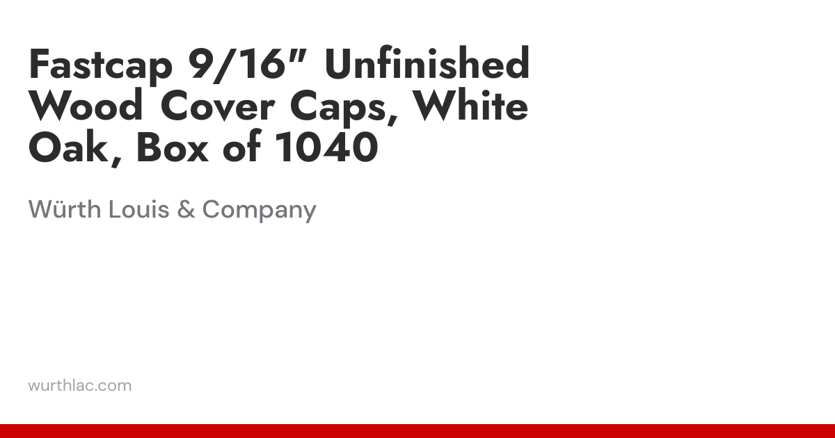 Fastcap 9/16