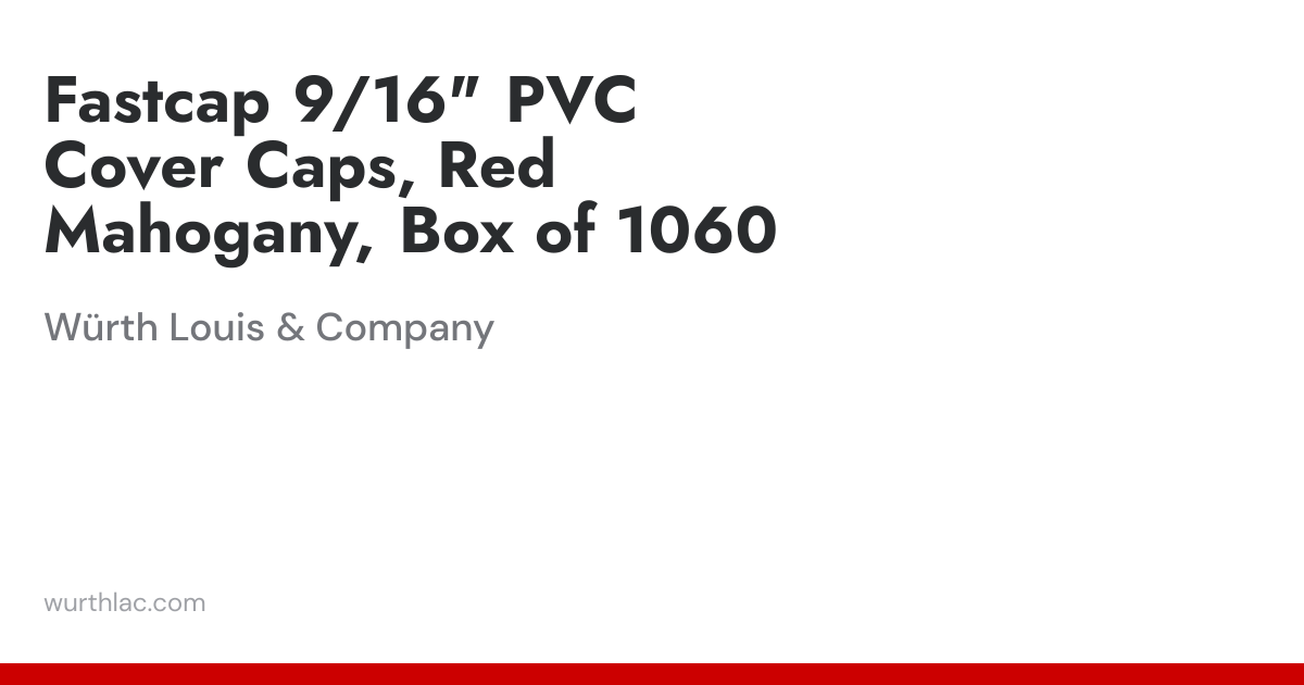 Fastcap 9/16