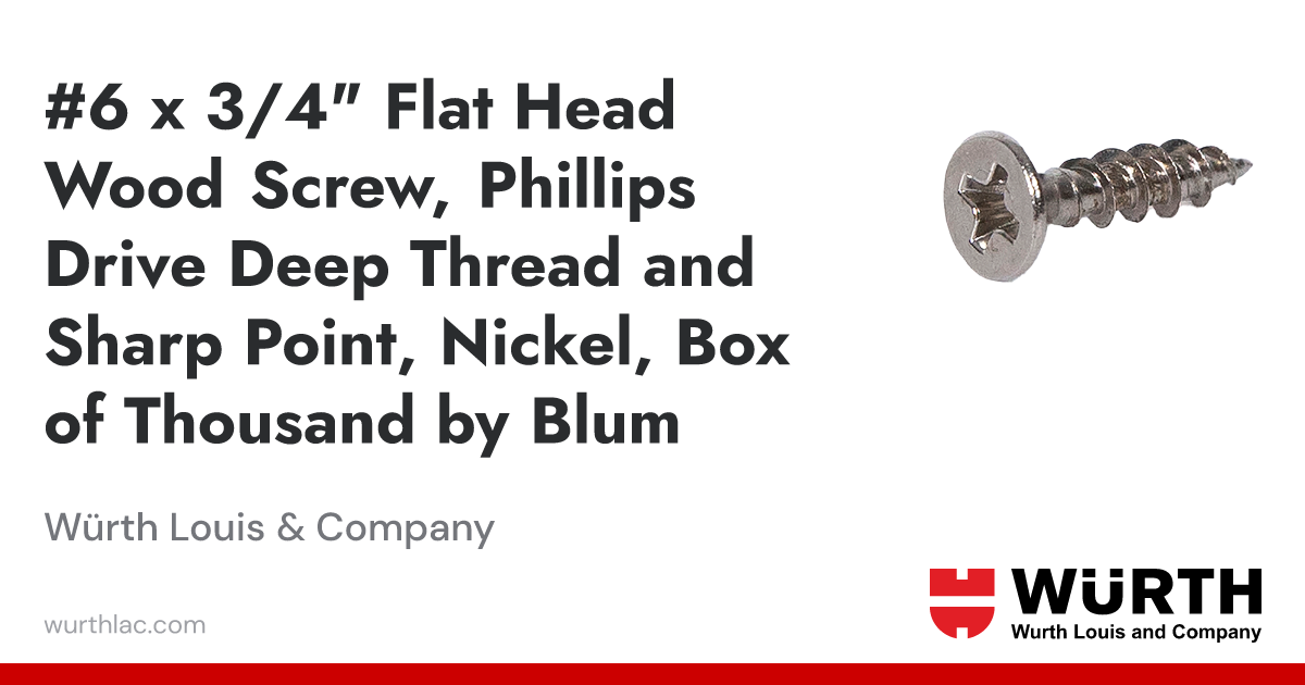 Prime-Line Viti Per Legno A Testa Piatta Phillips, N. 6 X 3/4", In - Foto 12