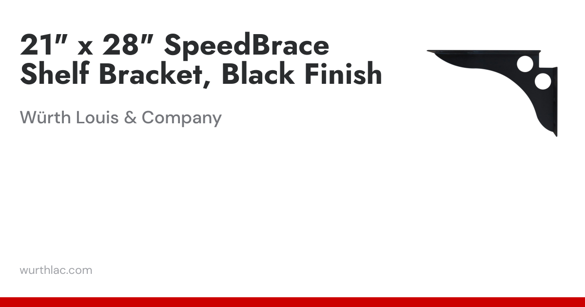 FastCap SB 21 x 28ss speedbrace 21 by 28 inch stainless steel shelf bracket