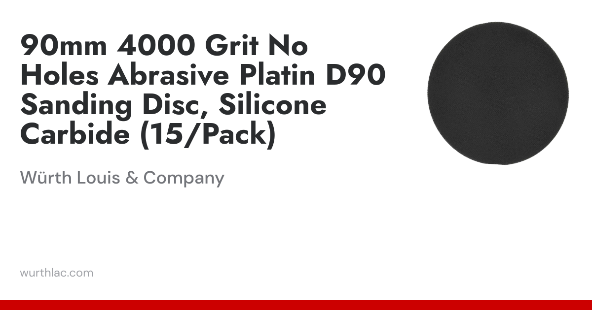 90mm 4000 Grit No Holes Abrasive Platin D90 Sanding Disc, Silicone ...