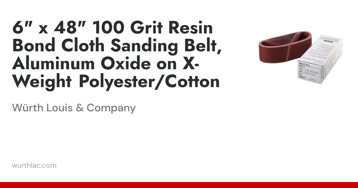 PREMIUM A/O, X-WEIGHT SANDING BELTS 3 X 18, 10 - PACK, 100-GRIT