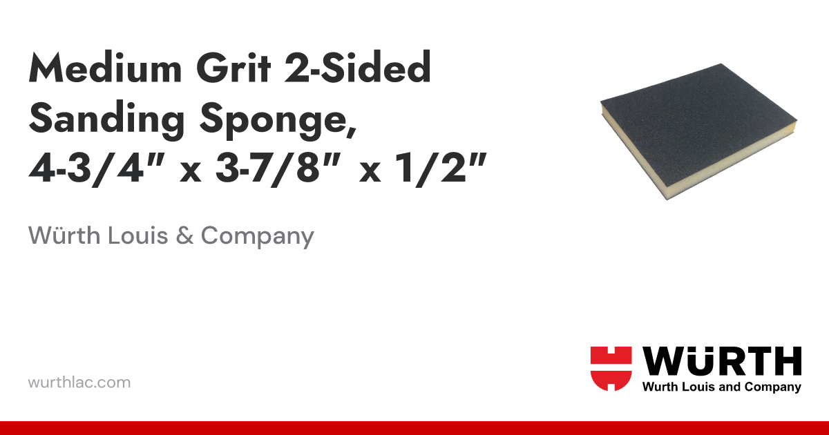 Harfington 4pcs Medium Grit Sanding Sponge Blocks 180-240 Grit Foam