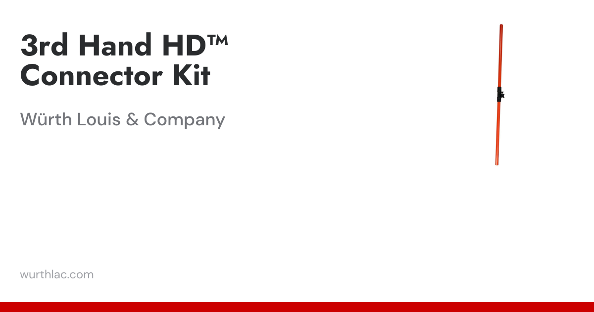 3rd Hand HD™ Connector Kit | Würth Louis & Company