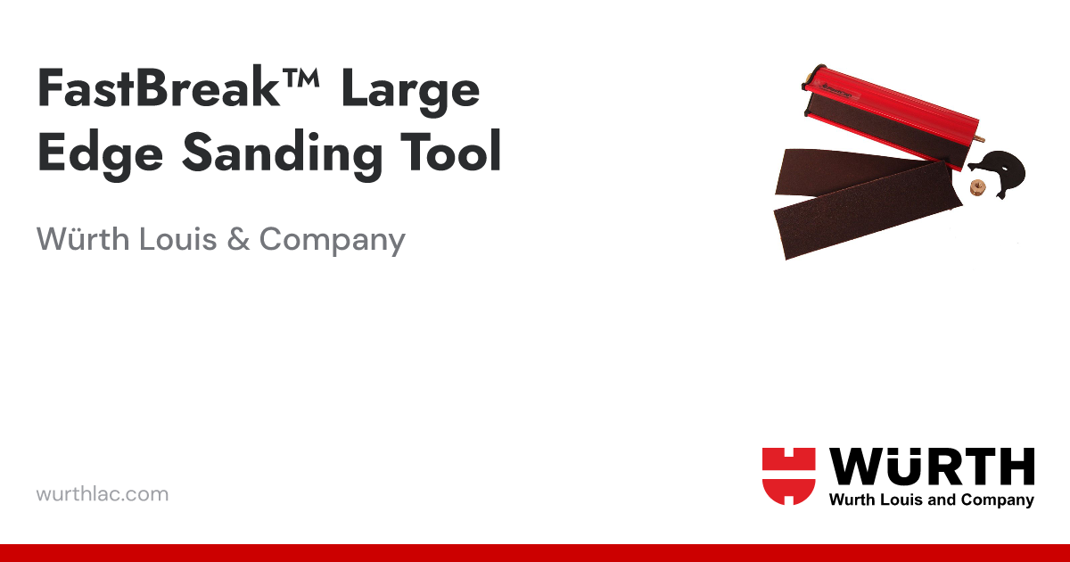 FastBreak™ Large Edge Sanding Tool | Würth Louis & Company