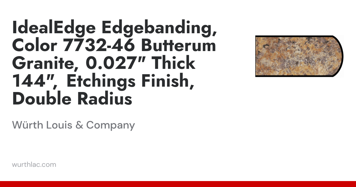 IdealEdge Edgebanding, Color 7732-46 Butterum Granite, 0.027