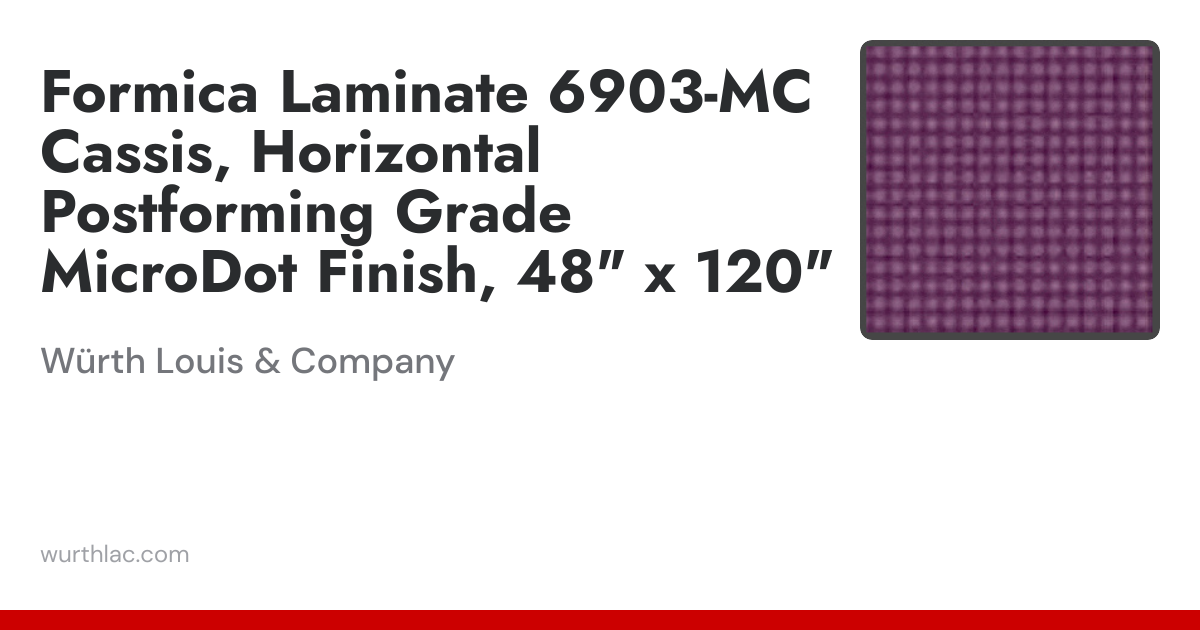 Formica Laminate 6903-MC Cassis, Horizontal Postforming Grade MicroDot ...
