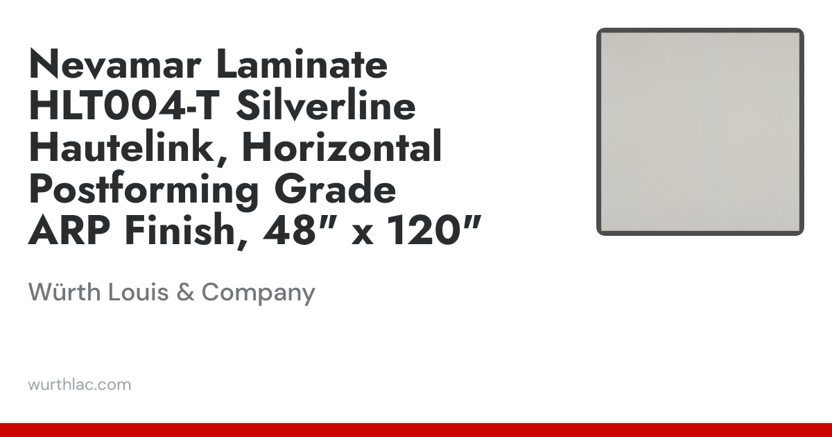 Nevamar Laminate HLT004-T Silverline Hautelink, Horizontal Postforming ...
