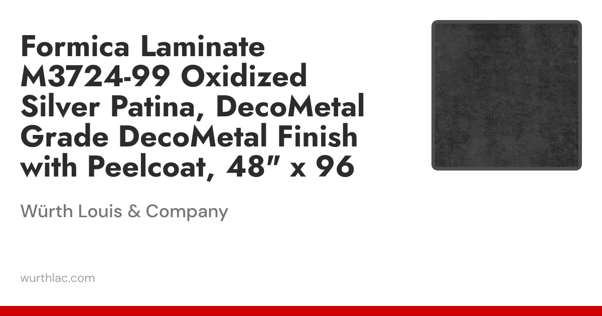 Formica Laminate M3724-99 Oxidized Silver Patina, DecoMetal Grade ...