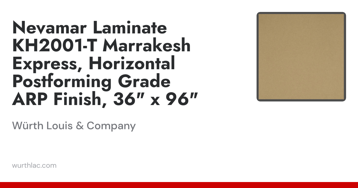 Nevamar Laminate KH2001-T Marrakesh Express, Horizontal Postforming ...
