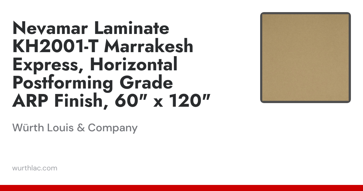 Nevamar Laminate KH2001-T Marrakesh Express, Horizontal Postforming ...
