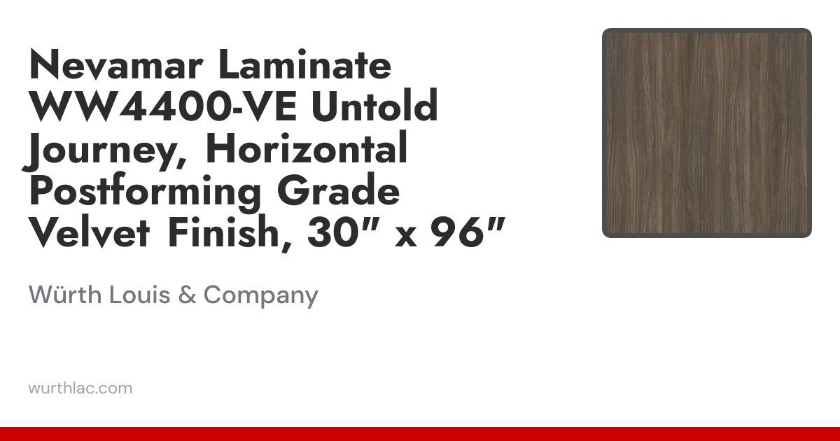 Nevamar Laminate WW4400-VE Untold Journey, Horizontal Postforming Grade ...