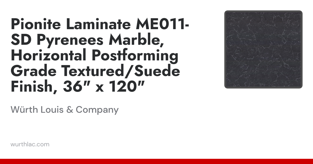 Pionite Laminate ME011-SD Pyrenees Marble, Horizontal Postforming Grade ...