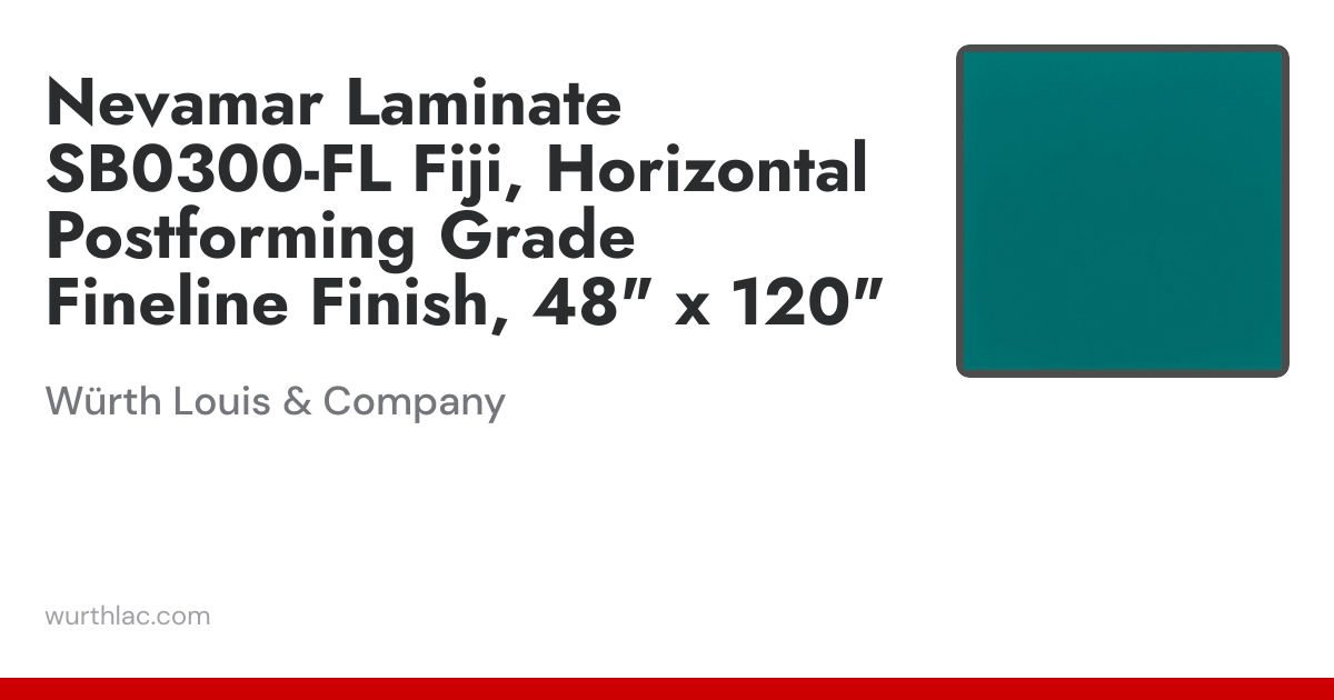 Nevamar Laminate SB0300-FL Fiji, Horizontal Postforming Grade Fineline ...