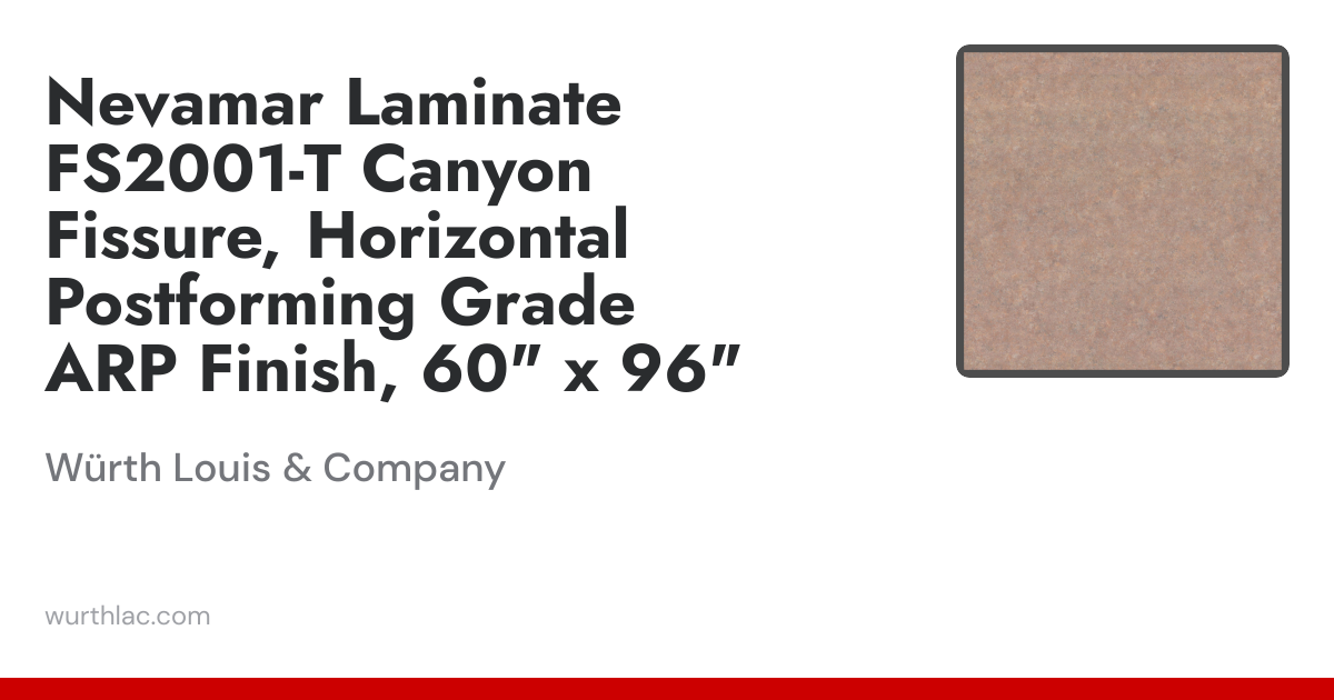 Nevamar Laminate FS2001-T Canyon Fissure, Horizontal Postforming Grade ...