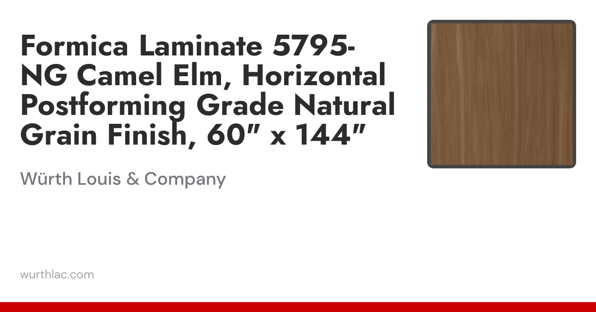 Formica Laminate 5795-NG Camel Elm, Horizontal Postforming Grade ...