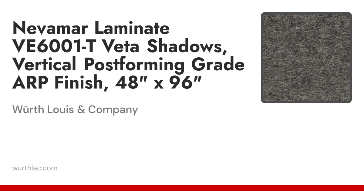 Nevamar Laminate VE6001-T Veta Shadows, Vertical Postforming Grade ARP ...