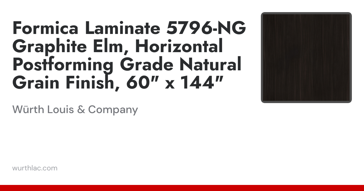 Formica Laminate 5796-NG Graphite Elm, Horizontal Postforming Grade ...