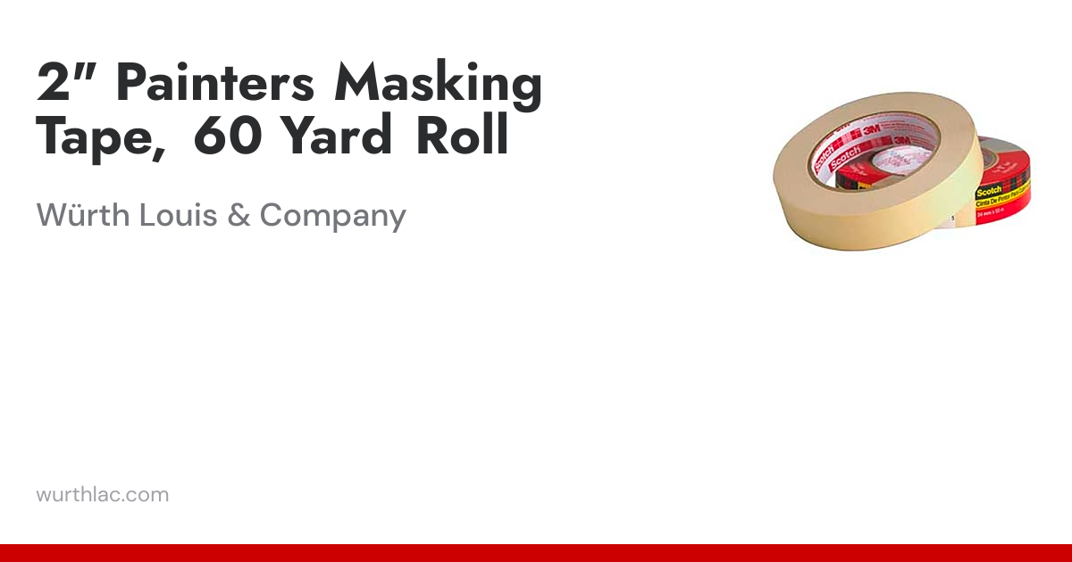 thumbnail image 2 of ProLine Blue Painter's Masking Tape – 72 Rolls, 2 Inch X 60 Yards, 5.5 Mil 2 of 5