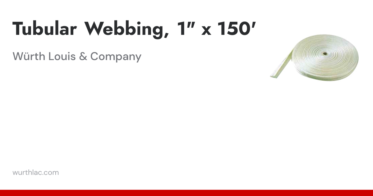 Tubular Webbing, 1