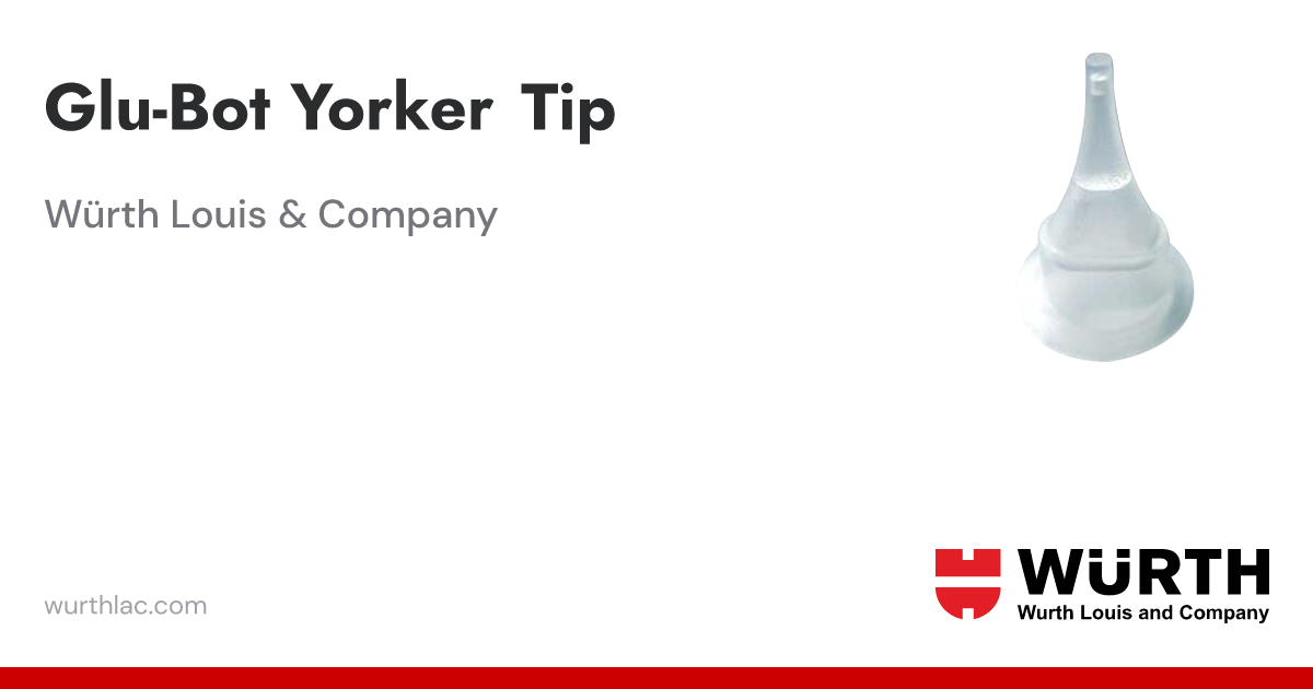 Glu-Bot Yorker Tip | Würth Louis & Company