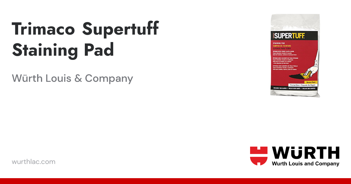 Trimaco Supertuff Staining Pad | Würth Louis & Company