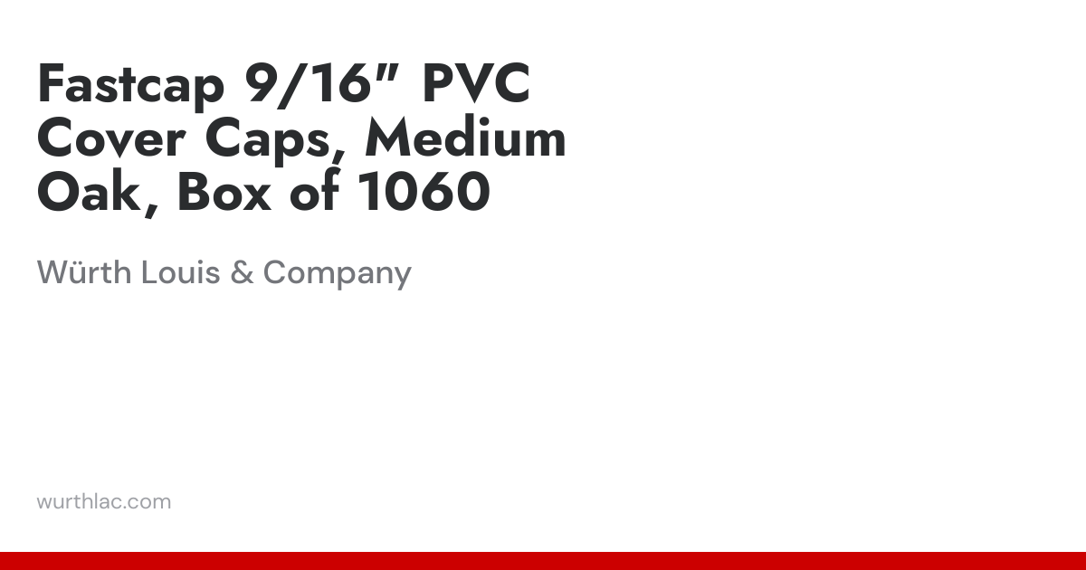 Fastcap 9/16