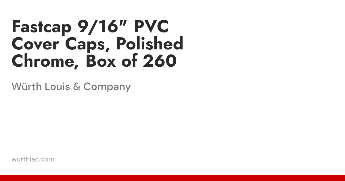 Fastcap 9/16