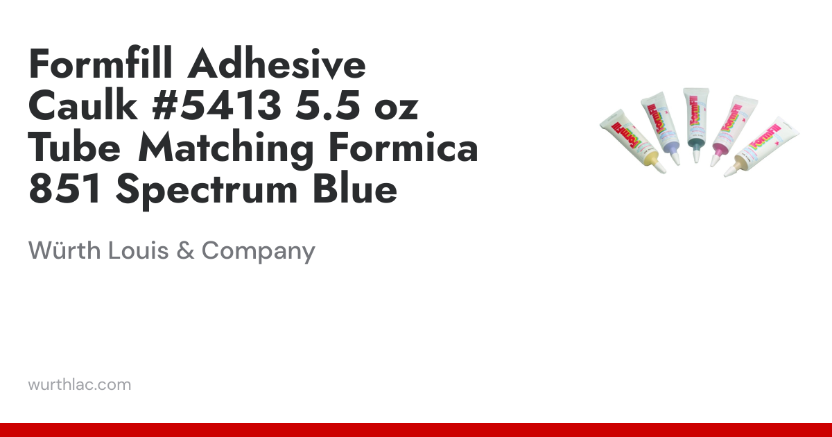 Formfill Adhesive Caulk #5413 5.5 oz Tube Matching Formica 851 Spectrum ...