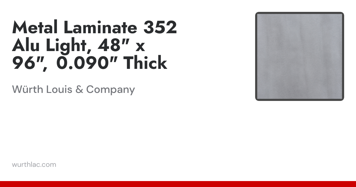 Metal Laminate 352 Alu Light, 48