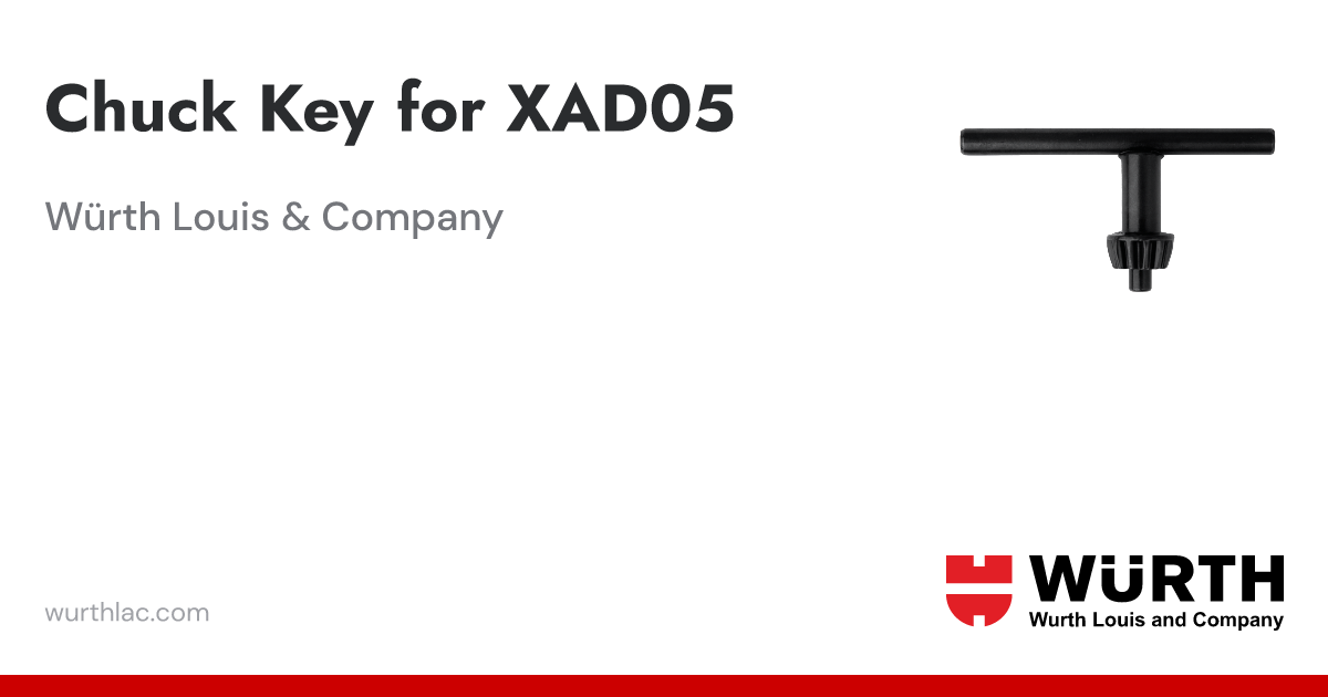 Chuck Key for XAD05 | Würth Louis & Company