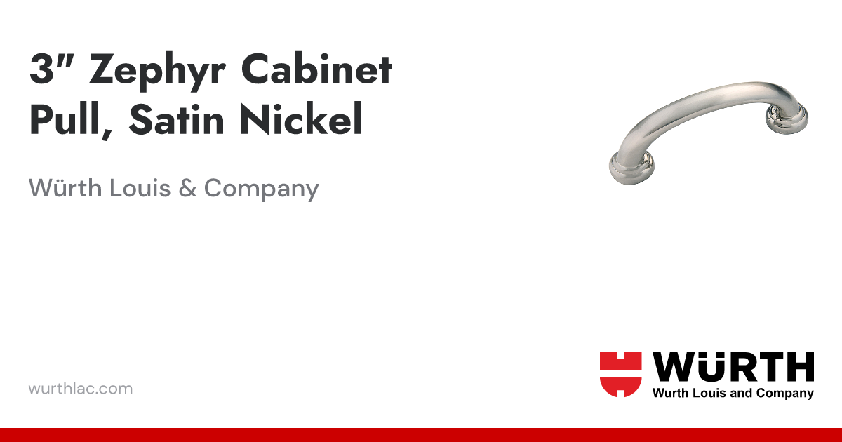 Hickory Hardware Zephyr 3 in. Center-to-Center Stainless Steel Cabinet