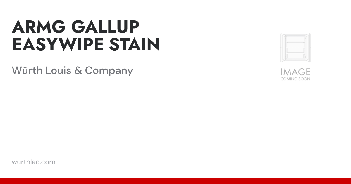 ARMG GALLUP EASYWIPE STAIN | Würth Louis & Company