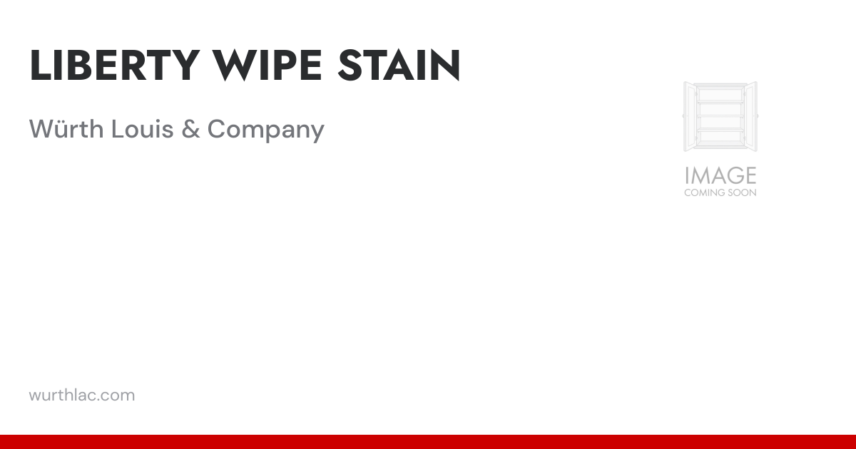 Picture of LIBERTY WIPE STAIN | Würth Louis & Company