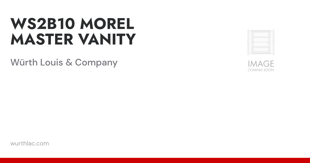 WS2B10 MOREL MASTER VANITY | Würth Louis & Company