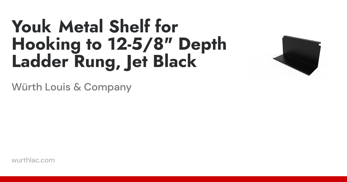 Youk Metal Shelf for Hooking to 12-5/8