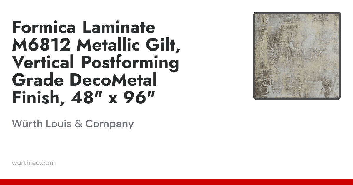 Formica Laminate M6812 Metallic Gilt, Vertical Postforming Grade ...