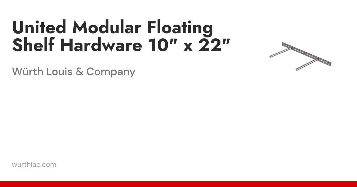 United Modular Floating Shelf Hardware 10