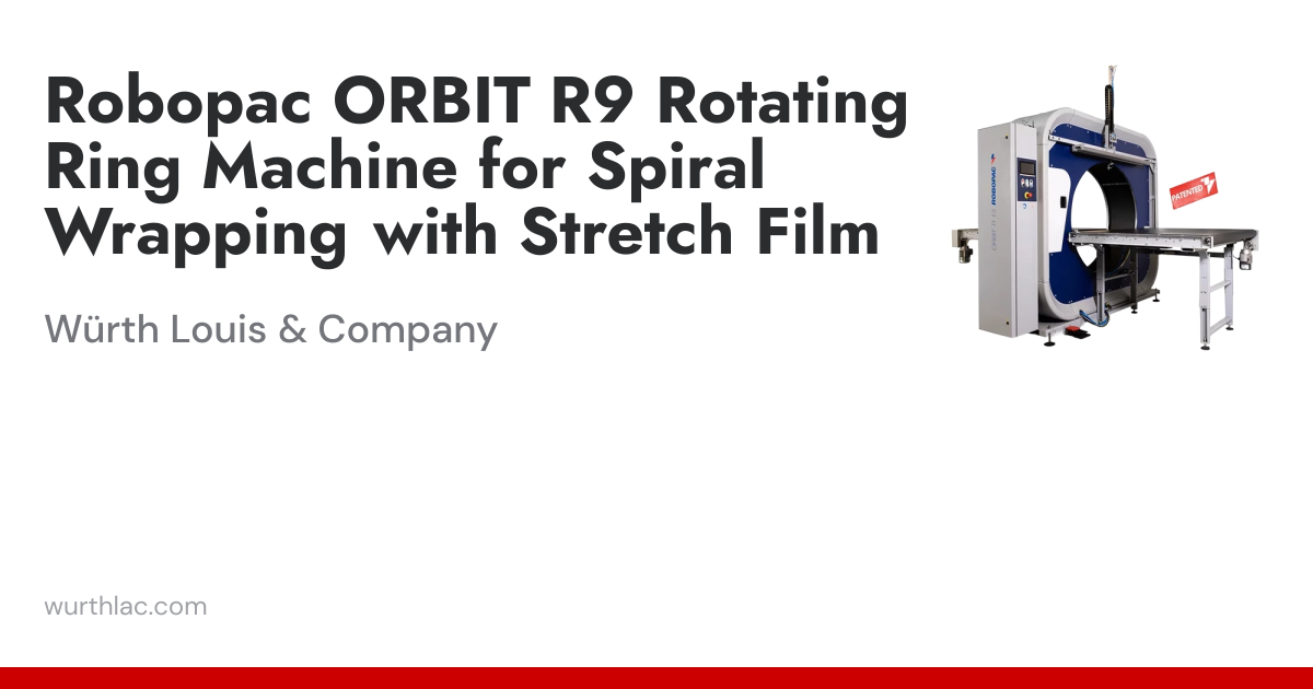 Robopac ORBIT R9 Rotating Ring Machine for Spiral Wrapping with Stretch ...